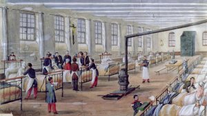 Military Hospital of Val-de-Grace in Paris 1854