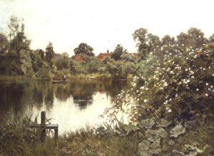 The Time of Wild Roses, Paddington Mill Pond, Surrey, 1900