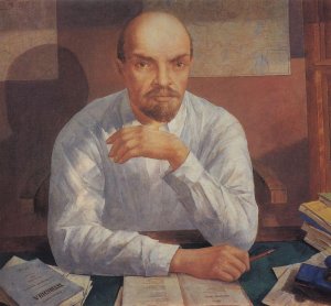 Portrait of Vladimir Ilyich Lenin 1870-1924, 1934