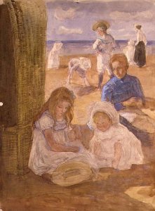 Beach scene