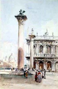 The Piazzetta di San Marco Venice