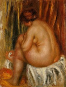 After Bathing (nude Study)