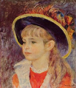 Young Girl In A Blue Hat