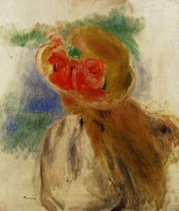 Young Girl In A Flowered Hat