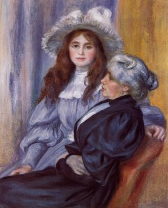 Berthe Morisot And Her Daughter Julie Manet