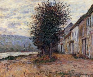 The Banks Of The Seine At   (Claude Oscar Monet   1878)