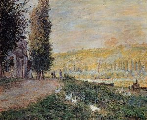 The Banks Of The Seine  Lavacour