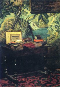 A Corner of the Studio  1861