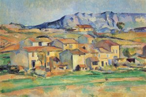 Mont Sainte Victoire And Hamlet Near Gardanne 1886 90