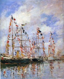 Sailing Ships at Deauville