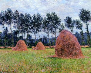 Haystacks  Overcast Day