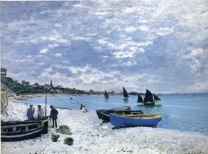 The Beach At Sainte Adresse